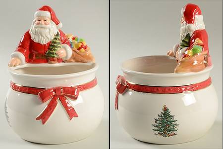 Christmas Tree Figural Candy Bowl