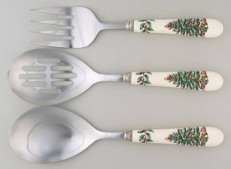 Christmas Tree 3 Piece Serving Set