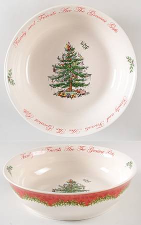 Christmas Tree 10" Annual Round Serving Bowl