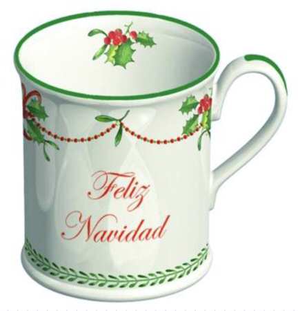 Christmas Tree Collector Mug in Tin