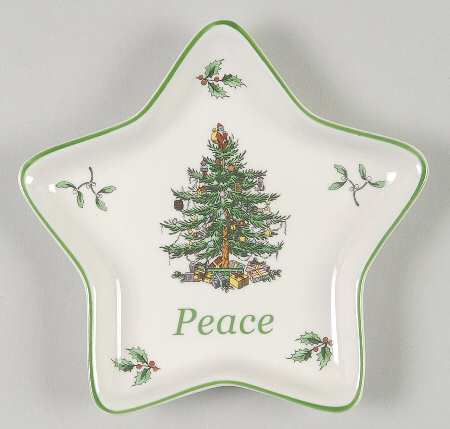 Christmas Tree 5" Star Shaped Tray