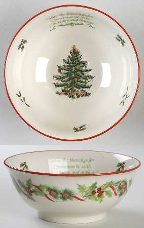 Christmas Tree 2010 Annual 6" Revere Candy Bowl