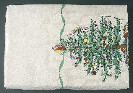 Christmas Tree 60" x 120" Oblong Tablecloth