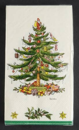 Christmas Tree Package of Paper Guest Dinner Napkins