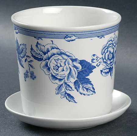 Clifton 3" Flower Pot & Underplate by Spode