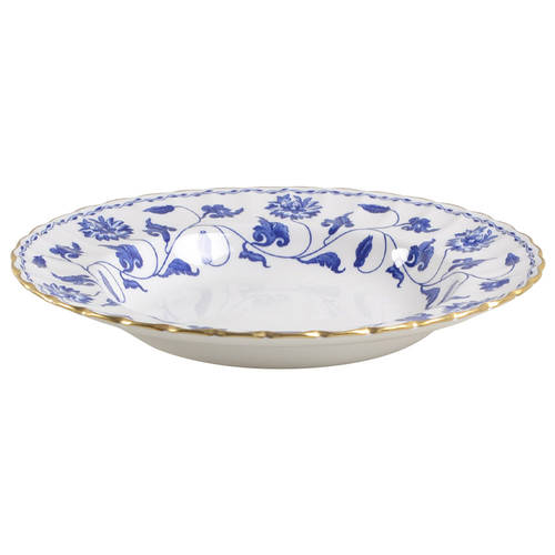 Colonel Blue Large Rim Soup Bowl by Spode