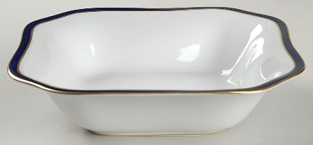Consul Cobalt 9" Square Salad Serving Bowl by Spode