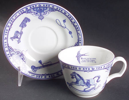Flat Cup & Saucer Set
