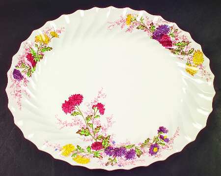 Fairy Dell 17" Oval Serving Platter by Spode
