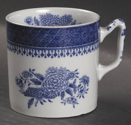 Fitzhugh Blue Flat Demitasse Cup