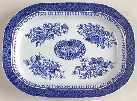 Fitzhugh Blue Underplate for Sauce Boat