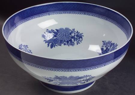 Fitzhugh Blue Punch Bowl