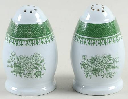 Fitzhugh Green Salt & Pepper Set by Spode