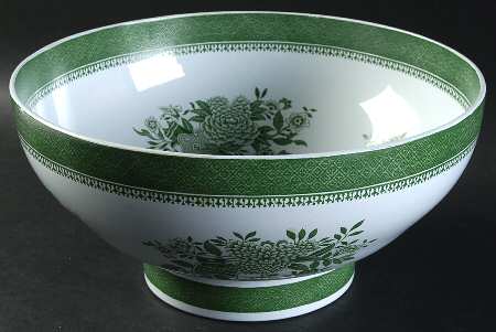 Fitzhugh Green 9" Salad Serving Bowl
