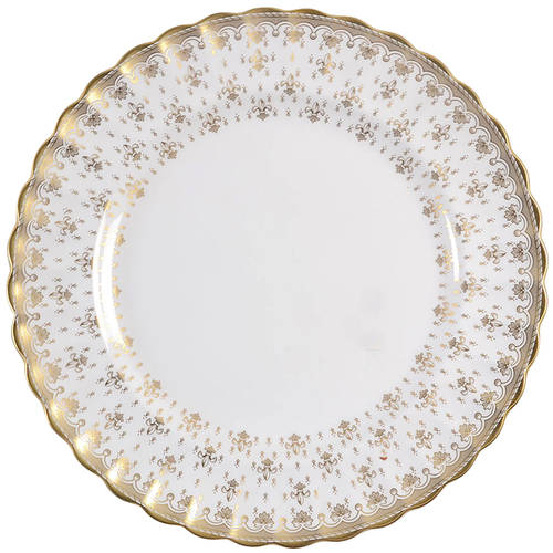Fleur de Lys Gold (Bone, Gold Trim) by Spode