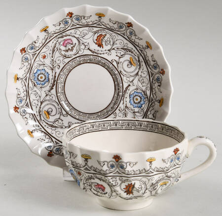 Flat Cup & Saucer Set