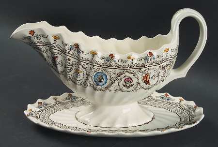 Florence Gravy Boat & Underplate/Relish