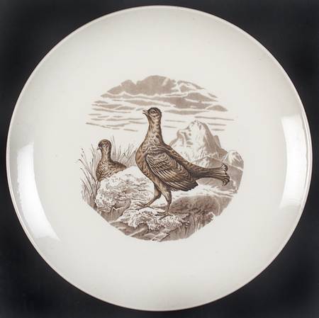 Game Birds Brown (No Border Design) by Spode