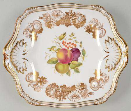 Golden Valley Square Handled Cake Plate by Spode
