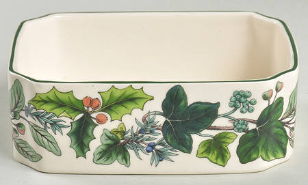 Green Garland Open Candy Dish