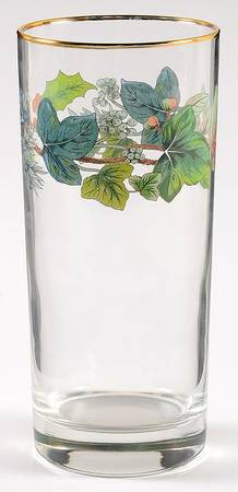 Green Garland Glassware Tall Tumbler