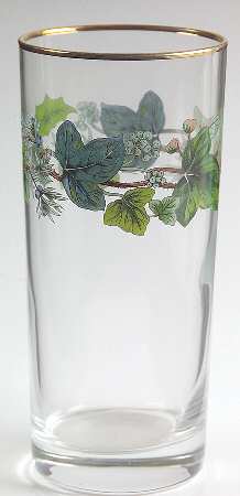 Green Garland Glassware Highball