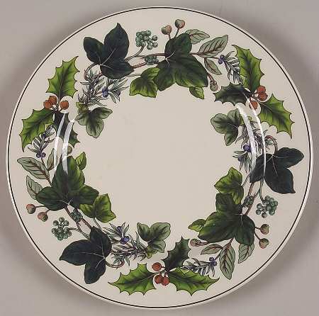 Green Garland Salad Plate
