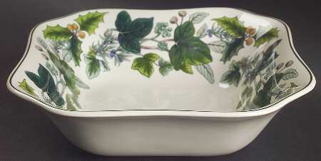 Green Garland 9" Square Vegetable Bowl