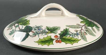 Green Garland Lid for Round Vegetable