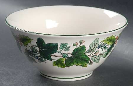 Green Garland Potpourri/Nut/Chip Bowl