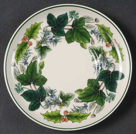 Green Garland Saucer for Demitasse Cup