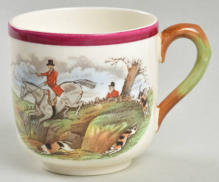 Herring Hunt The Hunt Red Footed Cup by Spode