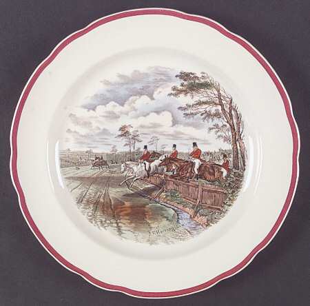 Herring Hunt The Hunt Red by Spode