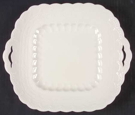 Jewel Square Handled Cake Plate