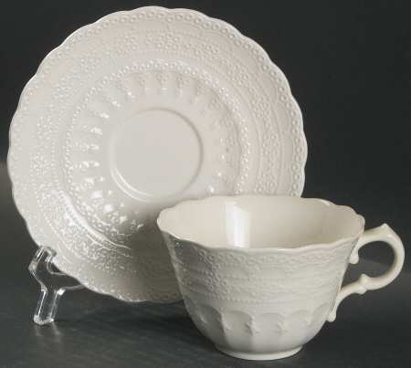Jewel Flat Demitasse Cup & Saucer Set