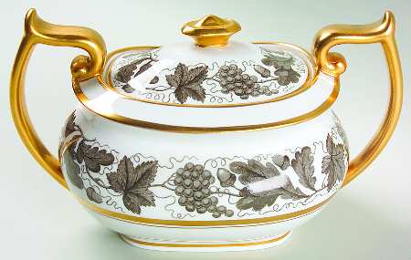 Kent Grey Sugar Bowl & Lid