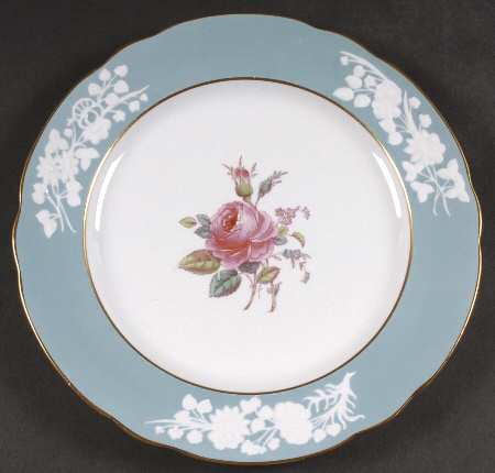 Old Colony Rose Dinner Plate by Spode