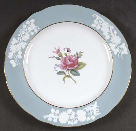 Old Colony Rose Dinner Plate by Spode