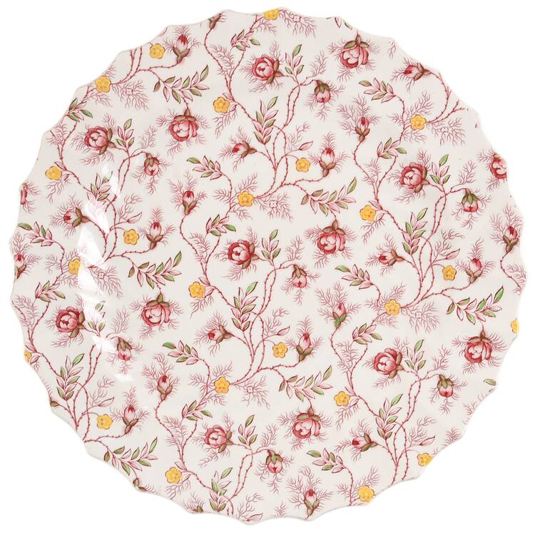 Rosebud Chintz (2-8401, Pink Vine)
