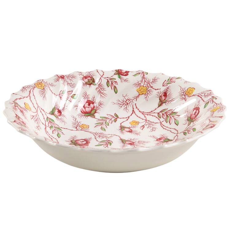 Rosebud Chintz (2-8401, Pink Vine) Coupe Cereal Bowl