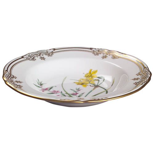 Stafford Flowers Large Rim Soup Bowl