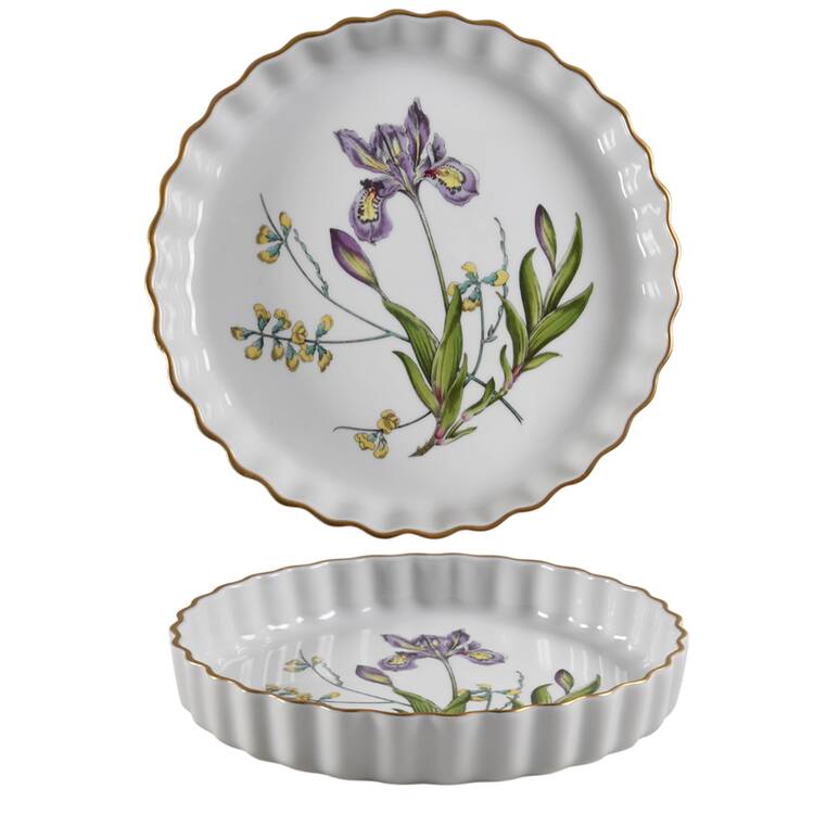 Stafford Flowers 9" Quiche Oven To Table