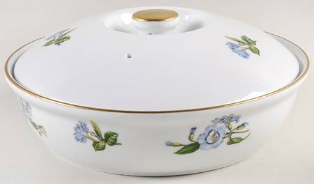 Stafford Flowers 1 Qt Round Covered Casserole by Spode