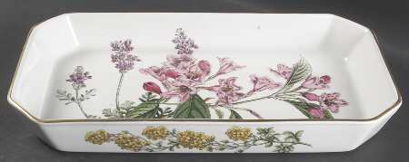 Stafford Flowers 14" Rectangular Baker Oven to Table by Spode