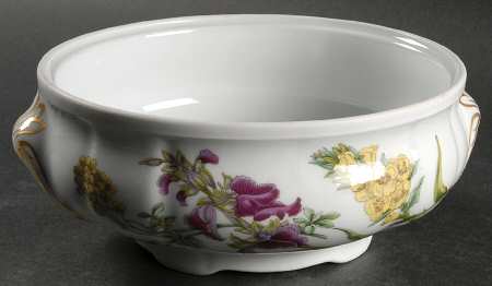 Stafford Flowers 1.5 Qt Round Oven To Table Casserole No Lid