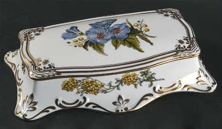 Stafford Flowers Cigar Box & Lid