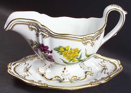 Stafford Flowers Gravy Boat & Underplate/Relish
