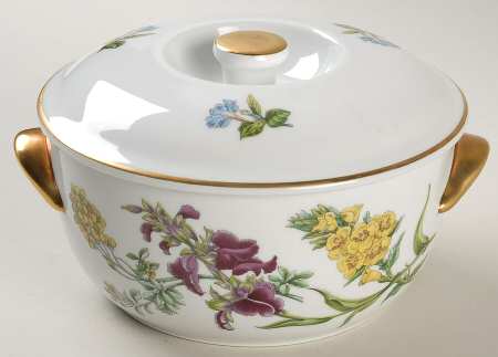 Stafford Flowers 1 Qt Round Oven To Table Covered Casserole
