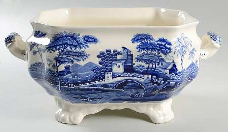 Tower Blue (Newer Backstamp) Tureen No Lid