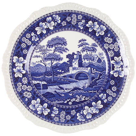 Tower Blue (No #, Older, Gadroon) by Spode